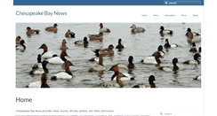Desktop Screenshot of chesapeake-bay.org